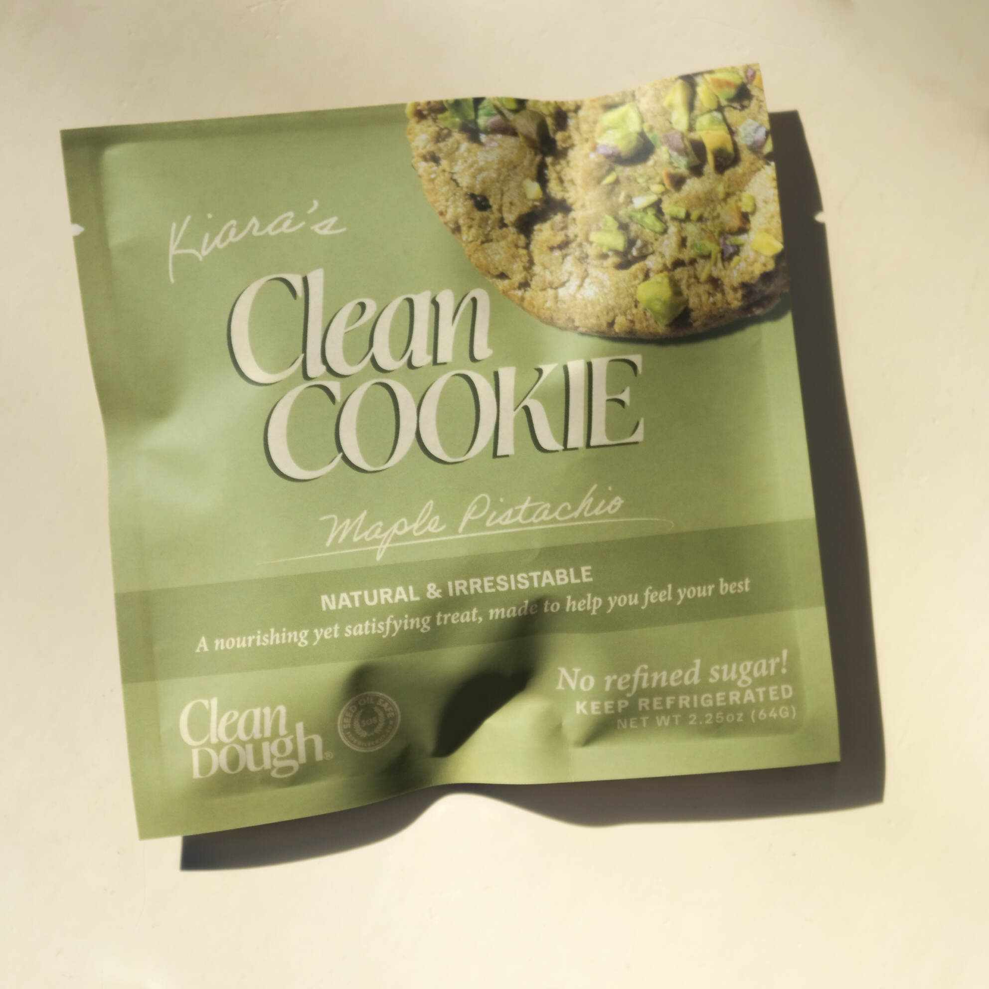 Maple Pistachio Clean Cookie