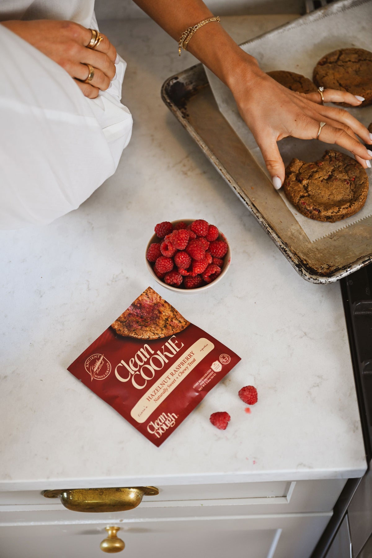 Raspberry Hazelnut + Dark Chocolate Clean Cookie