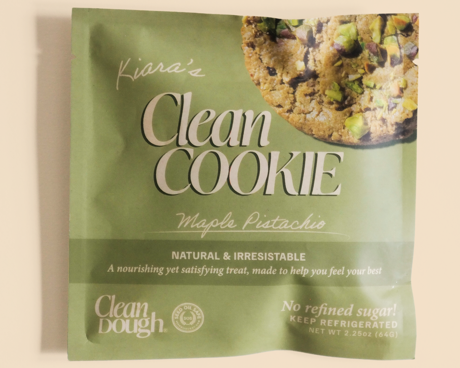 Maple Pistachio Clean Cookie
