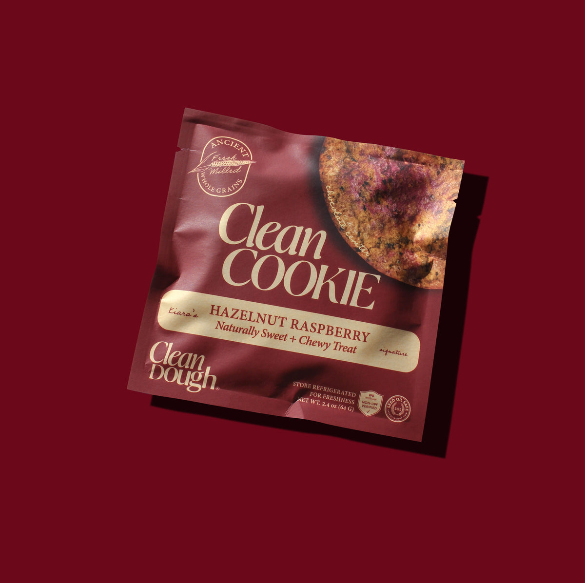 Raspberry Hazelnut + Dark Chocolate Clean Cookie