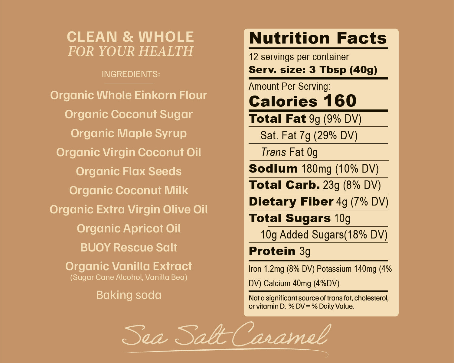 SEA SALT CARAMEL CLEAN DOUGH