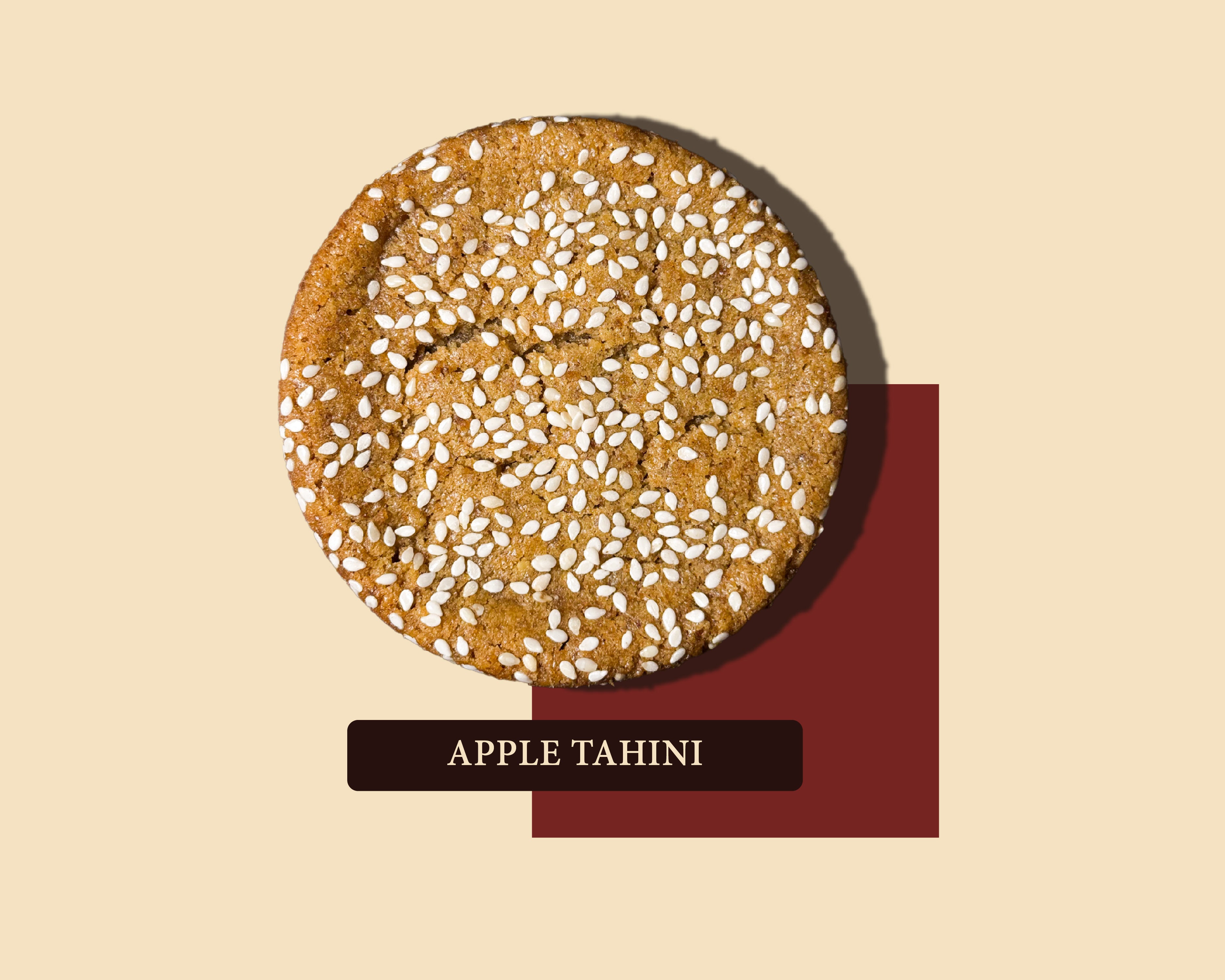 Apple Tahini Clean Cookie