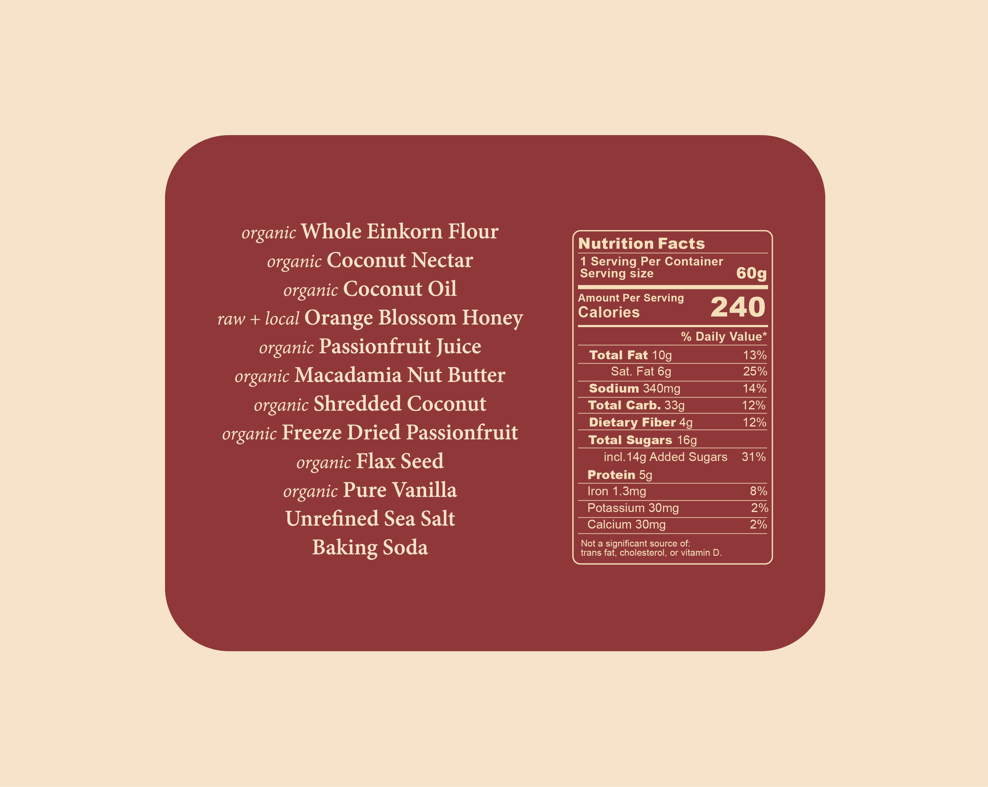 Passion Fruit Honey Clean Cookie (PRE-ORDER)